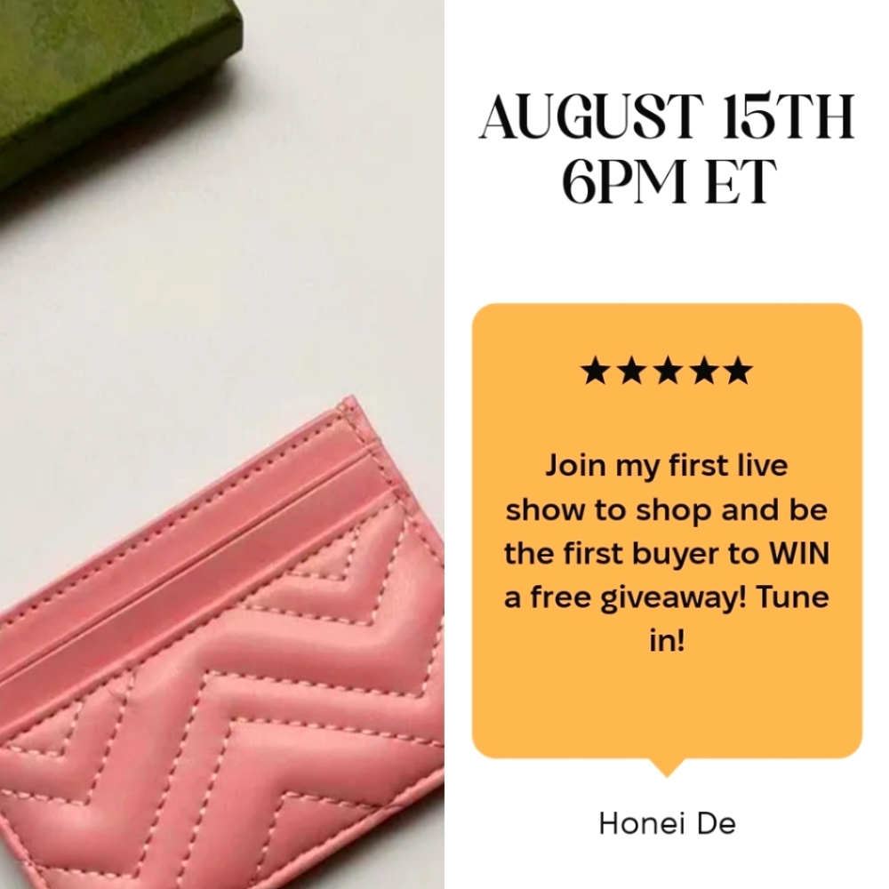 FIRST-LIVE SHOW 08/15 @ 6pm ET